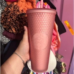 pink starbucks tumbler